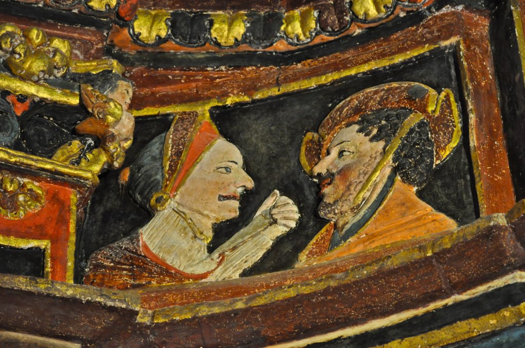 La cheminée du Prieuré de St Rémy la Varenne