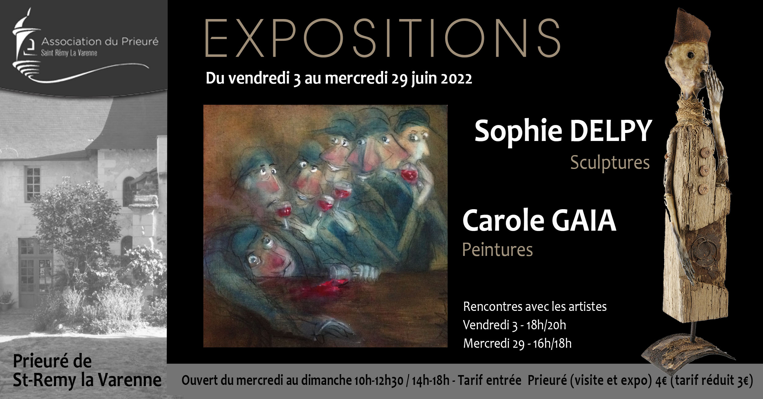 Exposition Carole Gaia et Sophie Delpy
