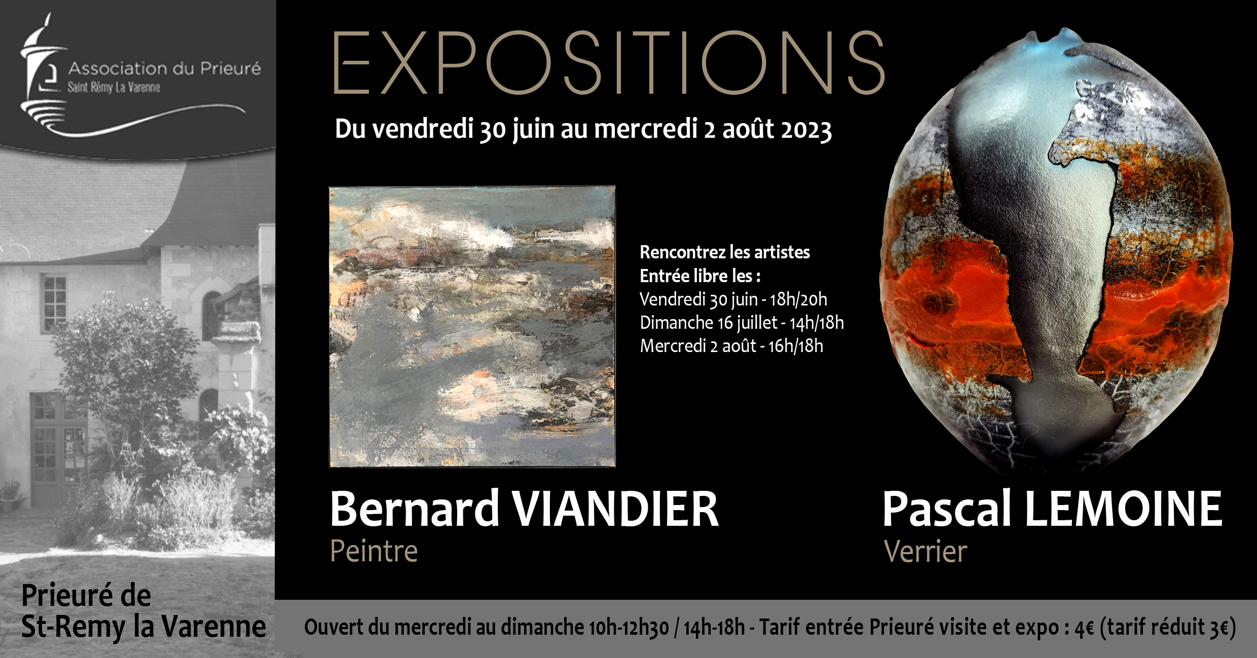 Exposition Bernard Viandier et Pascal Lemoine